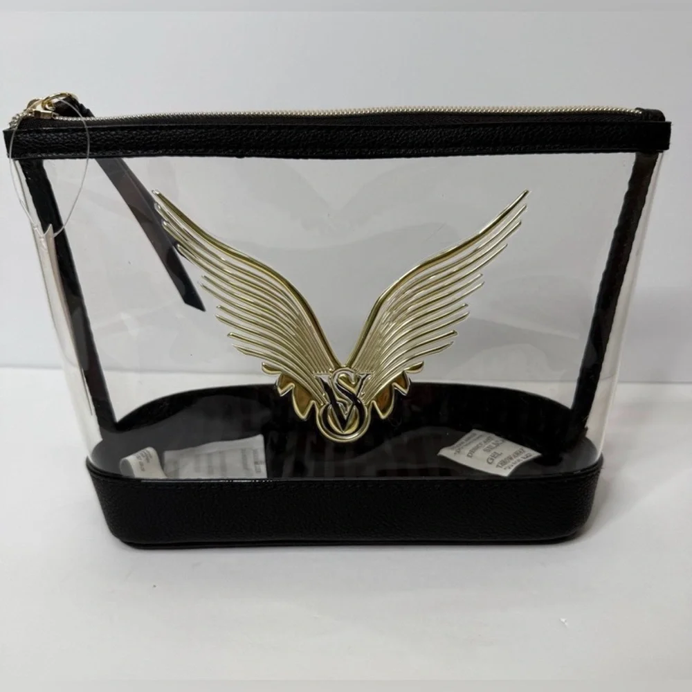 (2) Victoria's Secret travel make up bags - NWT 🖤💛